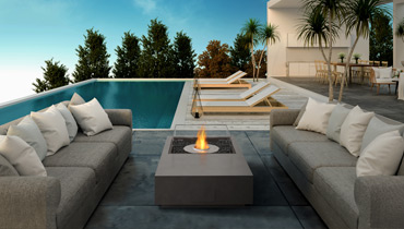 EcoSmart Fire Fire Table Manhattan for indoor and outdoor use