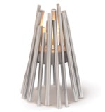 Fireplace STIX, with bioethanol from EcoSmart Fire, for outdoor use