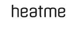 Logo heatme, kabellose Akku-Heizkissen fuer draussen