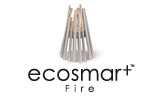 Logo EcoSmart Fire: Bioethanol-Feuerstellen ohne Rauch, Russ, Asche, fuer Zuhause und im Hotel