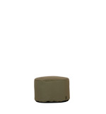 MOONICH Lounge Hocker Liapri round, taupe-grau, seitlich