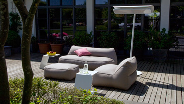 MOONICH Lounge: weatherproof lounge loungers for the terrace