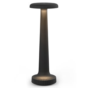 Neoz kabellose Leuchte Tall Poppy Satin Schwarz